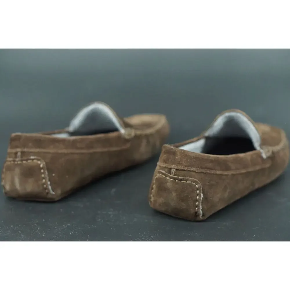 To Boot New York Oreilly Black suede Moccasin loafers SZ 8.5 Men House Slipper